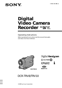 Manual Sony DCR-TRV808K Camcorder
