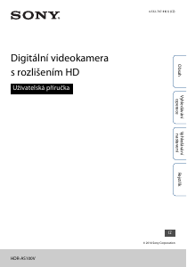 Manuál Sony HDR-AS100V Videokamera