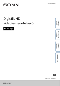 Használati útmutató Sony HDR-AS100VR Videokamera