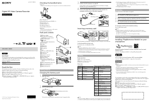 Handleiding Sony HDR-AS30VD Camcorder