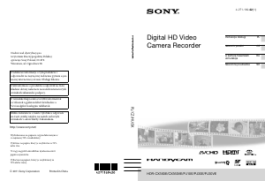 Használati útmutató Sony HDR-CX360VE Videokamera