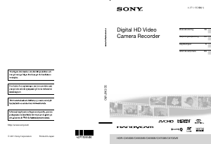 Bruksanvisning Sony HDR-CX560VE Videokamera