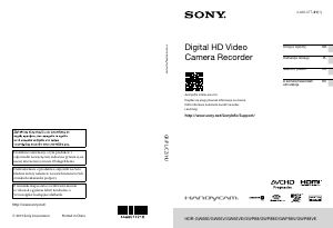 Manuál Sony HDR-GW66E Videokamera
