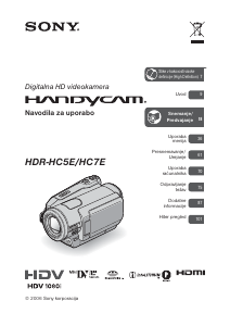 Hướng dẫn sử dụng Sony HDR-HC5E Máy quay phim