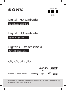 Priročnik Sony HDR-PJ420E Prenosna kamera