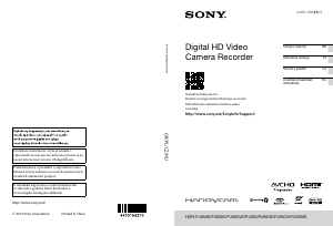 Manuál Sony HDR-PJ650VE Videokamera