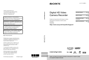 Használati útmutató Sony HDR-PJ720E Videokamera