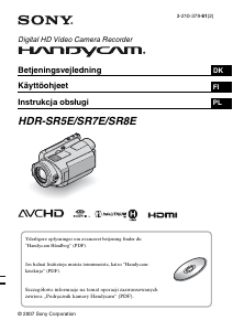 Instrukcja Sony HDR-SR7E Kamera