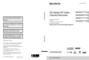 Bruksanvisning Sony HDR-TD20VE Videokamera
