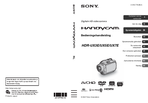 Handleiding Sony HDR-UX5E Camcorder