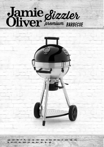 Manuál Jamie Oliver Sizzler Premium Gril