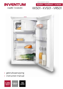 Manual Inventum VR501 Freezer