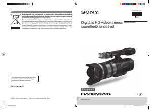 Használati útmutató Sony NEX-VG10E Videokamera