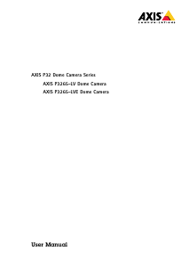 Handleiding Axis P3248-LV Beveiligingscamera