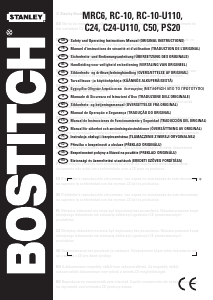 Manual de uso Bostitch C24 Compresor