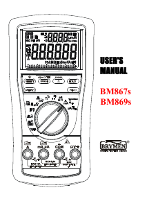 Handleiding Brymen BM867s Multimeter