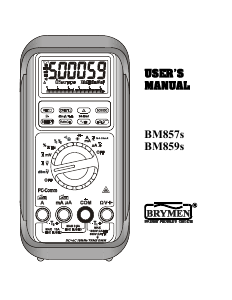 Manual Brymen BM859s Multimeter