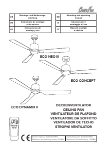 Manuale CasaFan Eco Neo III Ventilatore da soffitto