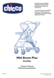 Manual de uso Chicco Mini Bravo Plus Cochecito