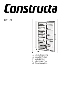 Bedienungsanleitung Constructa CK129EWE0 Kühlschrank