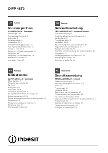 Handleiding Indesit DIFP 48T9 AL EU Vaatwasser