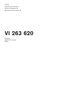 Manual de uso Gaggenau VI263620 Placa
