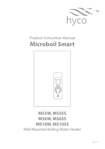 Handleiding Hyco MS6SS Microboil Boiler