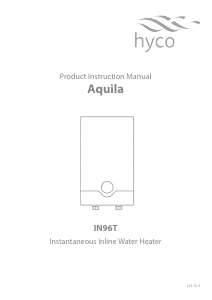 Manual Hyco IN96T Aquila Boiler