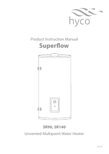 Handleiding Hyco SR90 Superflow Boiler