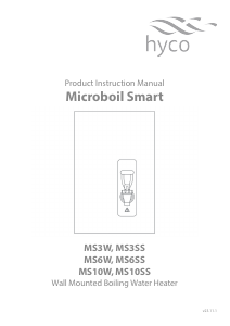 Handleiding Hyco MS3W Microboil Boiler