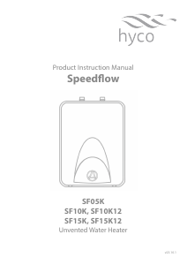 Manual Hyco SF10K Speedflow Boiler