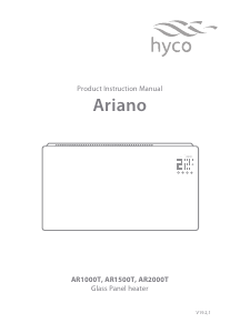 Handleiding Hyco AR2000T Ariano Kachel