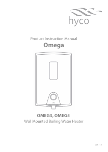 Manual Hyco OMEG3 Omega Heater