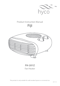 Manual Hyco FH-201Z Fiji Heater