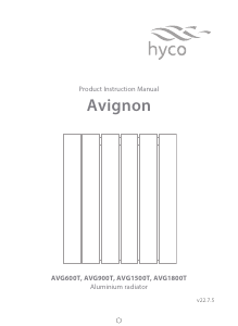 Handleiding Hyco AVG1800T Avignon Kachel