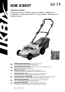 Manual de uso Ikra ICM 2/2037 Cortacésped