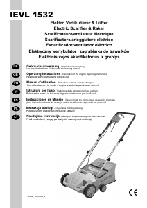 Manual de uso Ikra IEVL 1532 Escarificador