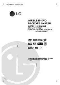 Handleiding LG LH-W363SD Home cinema set