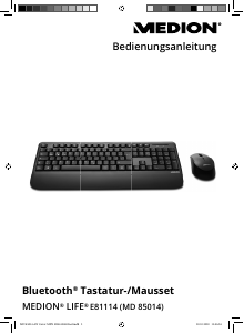 Bedienungsanleitung Medion LIFE E81114 (MD 85014) Tastatur