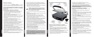 Manual Mondial PG-02 Grelhador de contacto