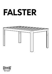 Посібник IKEA FALSTER Садовий столик