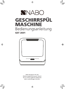 Bedienungsanleitung NABO GST 2601 Geschirrspüler