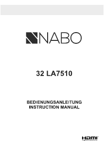 Manual NABO 32 LA7510 LED Television