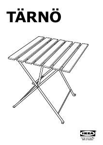 Manual IKEA TARNO Masă de grădină