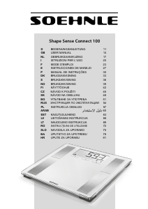 Manual de uso Soehnle 63872 Shape Sense Connect 100 Báscula
