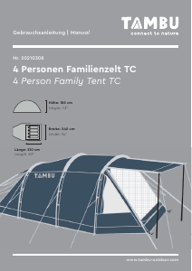 Handleiding Tambu Family TC 4 Tent