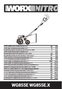 Руководство Worx WG855E.9 Аэратор для газонов