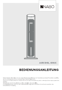 Bedienungsanleitung NABO Aircool Ionic Ventilator