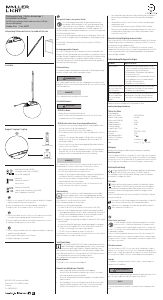 Bedienungsanleitung Müller Licht 404077 Pendula Solar Leuchte