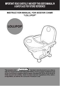 Handleiding Chipolino Lollipop Kinderstoel